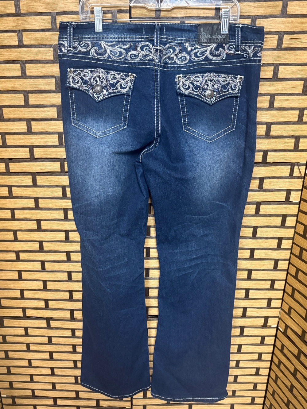 Soundgirl Blingy pocket jeans size 17